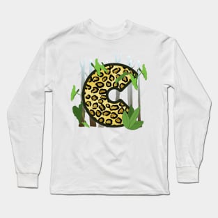 Fierce Letters, C Long Sleeve T-Shirt